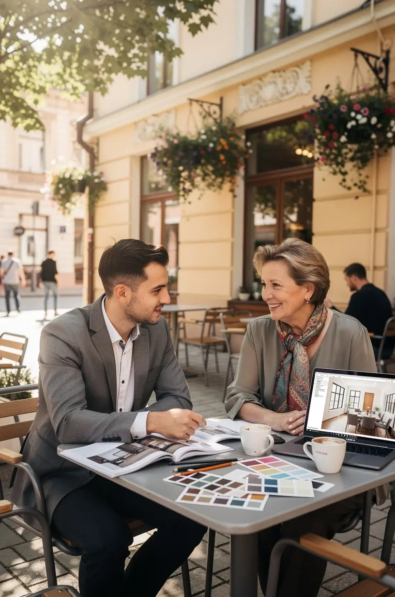 Professional team collaboration